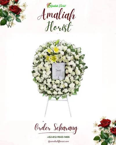 Krans Bunga Duka Cita di Pasangsari